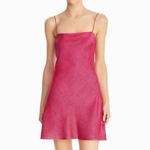 Bec + Bridge Hot Pink Polka Dot Mini Dress